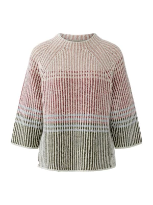 Foto van product OUI Trui beige / groen / rood