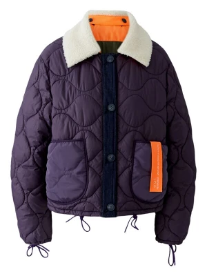Foto van product OUI Winterjas violetblauw / braam / oranje / wit
