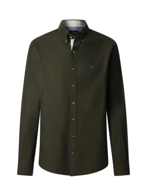 Foto van product Overhemd Hackett London donkergroen