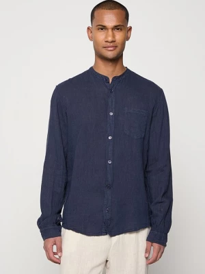 Foto van product Overhemd Le Monde du Lin donkerblauw