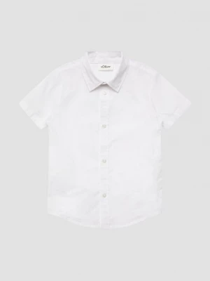 Foto van product Overhemd met korte mouwen in slim fit s.Oliver wit