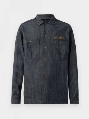 Foto van product Overhemd Replay donkerblauw denim