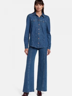 Foto van product Overhemdblouse 7 For All Mankind blauw