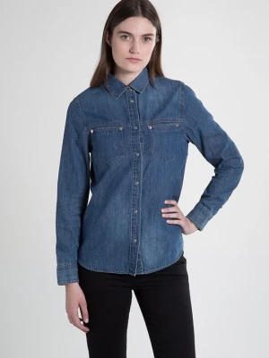 Foto van product Overhemdblouse Diesel donkerblauw
