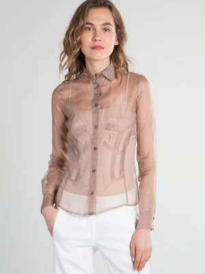Foto van product Overhemdblouse Gianfranco Ferre zijde - beige