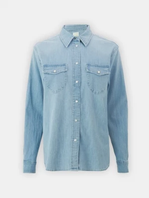 Foto van product Overhemdblouse Guess lichtblauw denim
