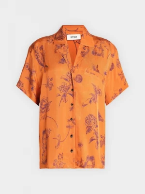 Foto van product Overhemdblouse IVY & OAK oranje gemêleerd