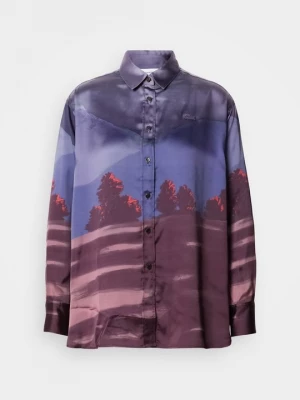 Foto van product Overhemdblouse Lacoste donkerpaars