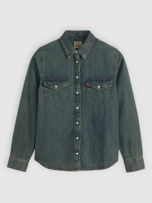 Foto van product Overhemdblouse Levi's donkerblauw denim