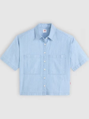 Foto van product Overhemdblouse Levi's lichtblauw denim