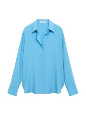 Foto van product Overhemdblouse Mango donkerblauw