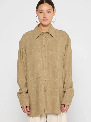 Foto van product Overhemdblouse Nanushka kaki