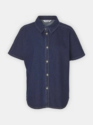 Foto van product Overhemdblouse Only donkerblauw denim