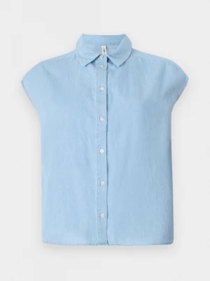 Foto van product Overhemdblouse Only lichtblauw denim