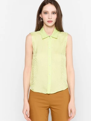 Foto van product Overhemdblouse Patrizia Pepe lichtgeel