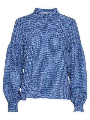 Foto van product Overhemdblouse PULZ blauw