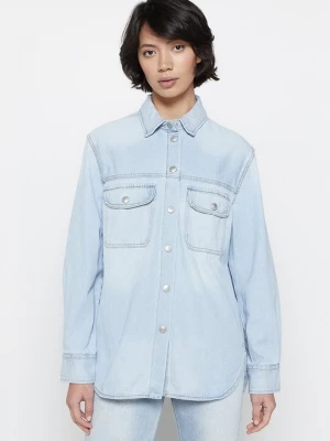 Foto van product Overhemdblouse Replay lichtblauw
