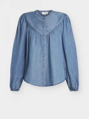 Foto van product Overhemdblouse Rosemunde lichtblauw denim