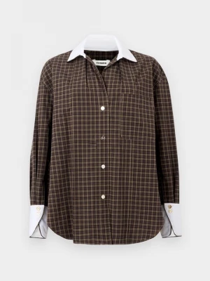 Foto van product Overhemdblouse Sandro bordeauxrood