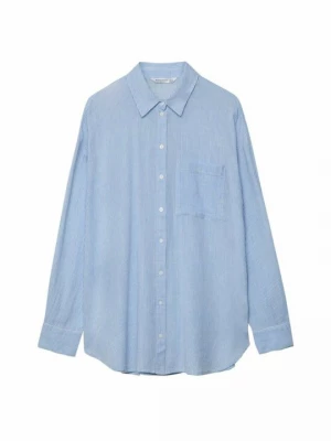 Foto van product Overhemdblouse Stradivarius lichtblauw