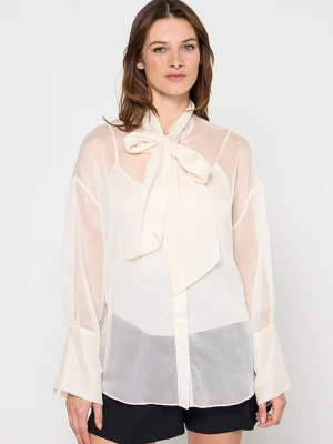 Foto van product Overhemdblouse TWINSET zandkleur