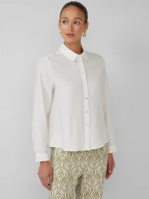 Foto van product Overhemdblouse van een linnenmix s.Oliver crème