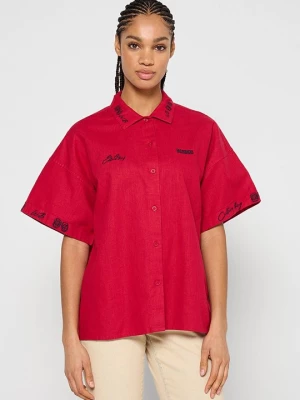 Foto van product Overhemdblouse Woodbird donkerroze
