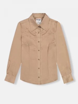 Foto van product Overhemdblouse Wrangler goudkleurig