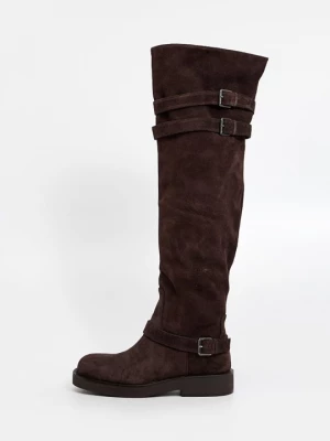 Foto van product Overknee laarzen Steve Madden bruin