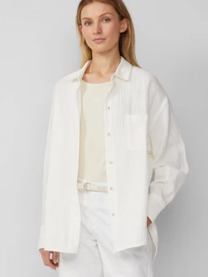 Foto van product Oversized blouse van mousseline s.Oliver crème
