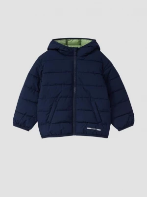Foto van product Oversized unisex gewatteerd jack met capuchon s.Oliver blauw