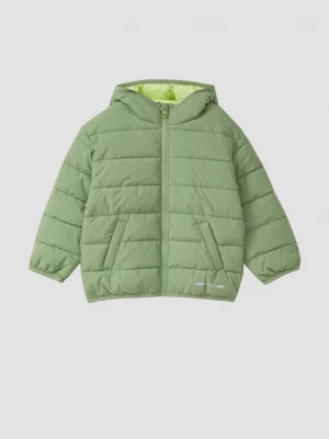 Foto van product Oversized unisex gewatteerd jack met capuchon s.Oliver groen