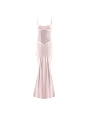 Foto van product OW Collection Avondjurk 'Serenity' pastelroze