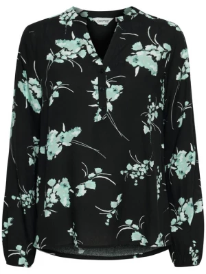 Foto van product Oxmo Blouse 'Elvy' crème / pastelgroen / zwart