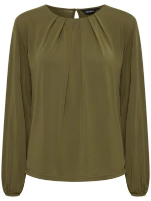 Foto van product Oxmo Blouse 'Hal' groen / olijfgroen / donkergroen