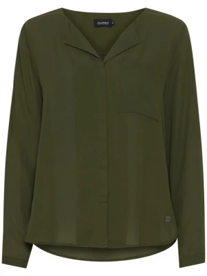 Foto van product Oxmo Blouse 'Hally' donkergroen