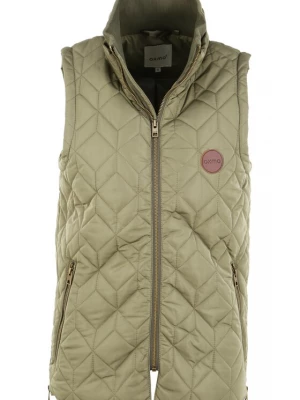Foto van product Oxmo Bodywarmer 'Alita' bruin / groen / olijfgroen / donkergroen
