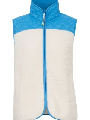 Foto van product Oxmo Bodywarmer 'Betty' blauw / wit