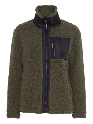 Foto van product Oxmo Fleece jas 'Elin' groen / zwart