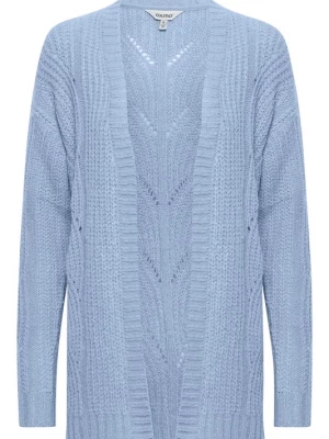 Foto van product Oxmo Gebreid vest 'Cle' hemelsblauw