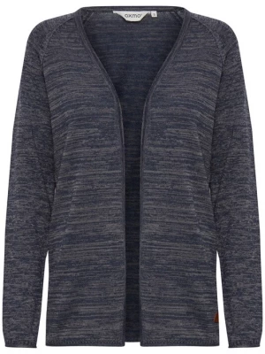 Foto van product Oxmo Gebreid vest 'Danila' navy / bruin / grijs gemêleerd
