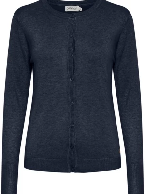 Foto van product Oxmo Gebreid vest 'Hlin' donkerblauw
