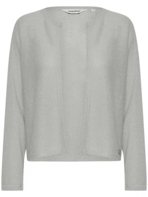 Foto van product Oxmo Gebreid vest 'KIKE' grijs / lichtgrijs