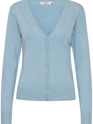 Foto van product Oxmo Gebreid vest 'Oxhelene' pastelblauw