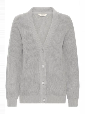 Foto van product Oxmo Gebreid vest ' OXKIMMIE ' grijs