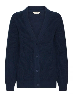 Foto van product Oxmo Gebreid vest ' OXKIMMIE ' nachtblauw