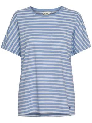 Foto van product Oxmo Shirt 'Steffi' blauw / wit
