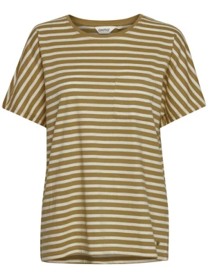 Foto van product Oxmo Shirt 'Steffi' cappuccino / wit