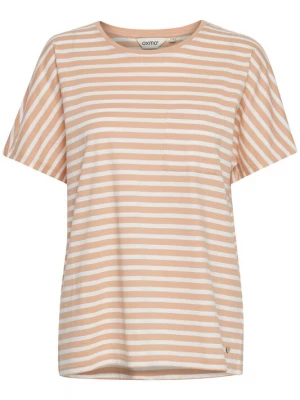 Foto van product Oxmo Shirt 'Steffi' pasteloranje / wit