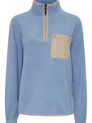 Foto van product Oxmo Trui 'Piala' donkerbeige / smoky blue